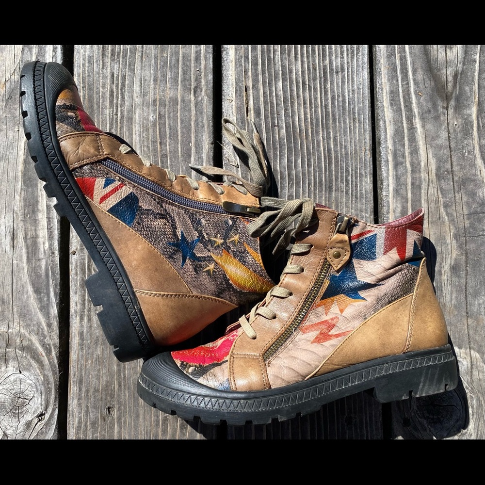 L’Artiste spring step boots leather size 38